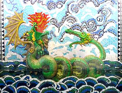 mosaic dragon                 